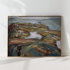coastal landscape 1918 edvard munch high quality print