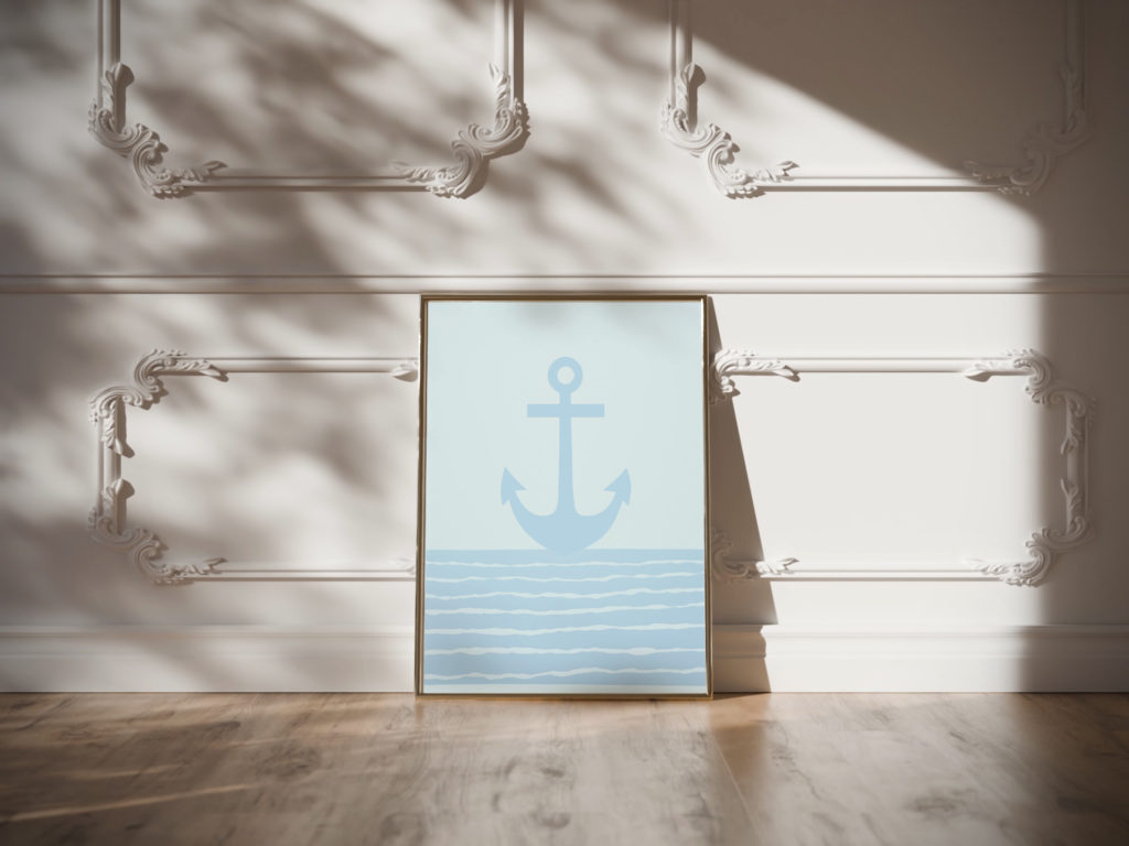 coastal nautical 0001 MODERN 3x4 video mockup
