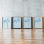 coastal seascape 0003 MODERN 3x4 framed posters mockup