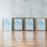 coastal seascape 0004 MODERN 3x4 framed posters mockup