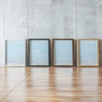 coastal seascape 0006 MODERN 3x4 framed posters mockup