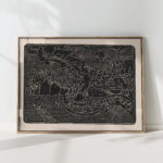 coastal village scene 1906 reijer stolk high quality print