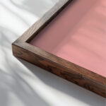 coffee pink 3x4 300ppi close up dark wood mockup