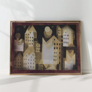 cold city 1921 paul klee high quality print