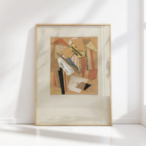 collage 1937 kurt schwitters high quality print