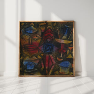 collection of figurines 1926 paul klee high quality print