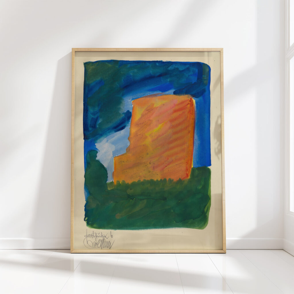 color studies 10 sheets vi 1923 karl wiener high quality print