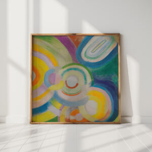 colored discs 1913 robert delaunay high quality print