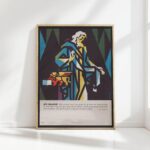 colorful apostle saint mark art print joseph binder 1962