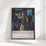colorful bible zacharias print with scripture joseph binder 1962