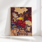 colorful bouquet of summer flowers 1915 christian rohlfs high quality print