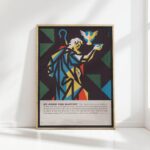 colorful st john the baptist art print joseph binder 1962