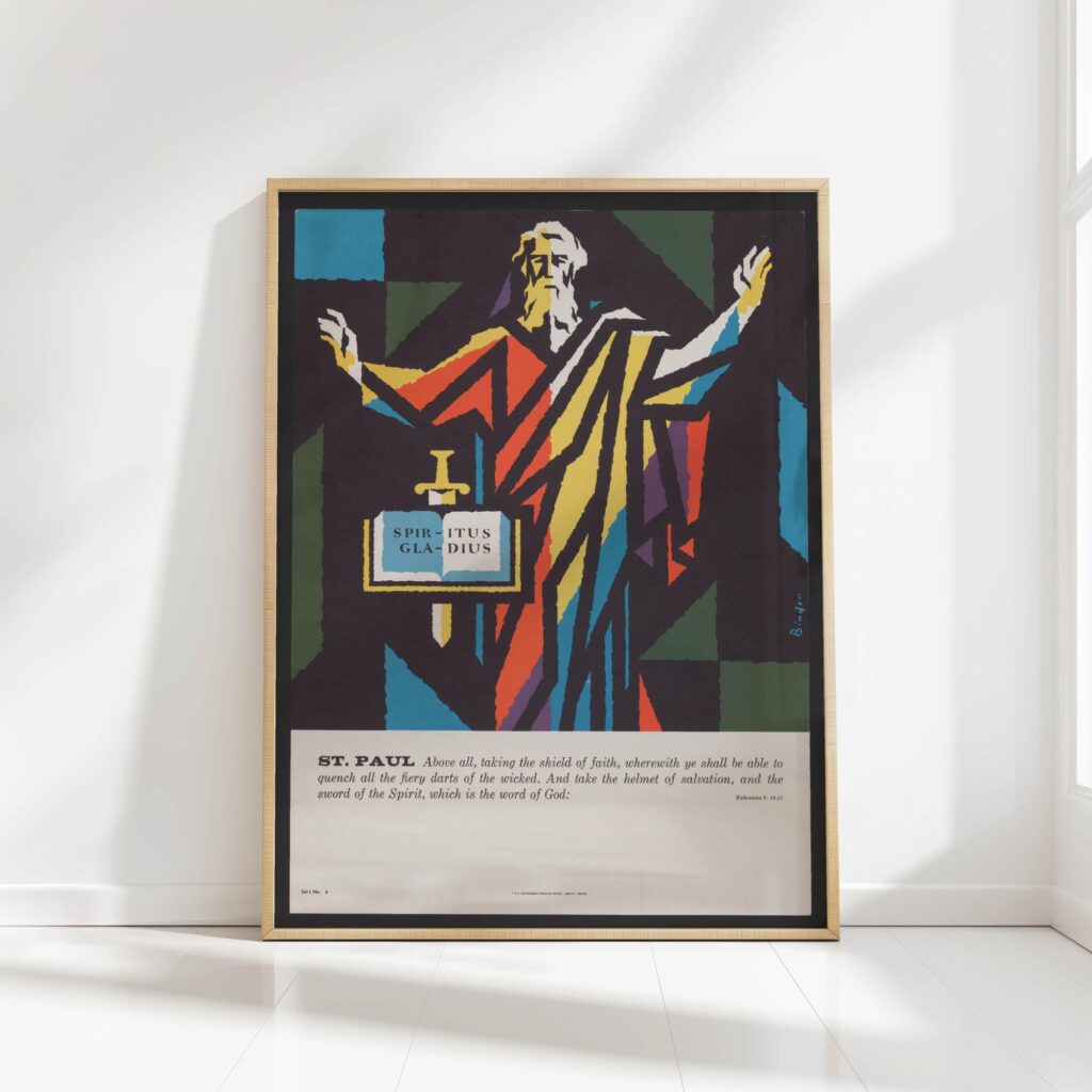 colorful st paul print joseph binder 1962