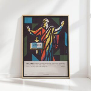 colorful st paul print joseph binder 1962