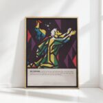 colorful st peter religious art print joseph binder 1962
