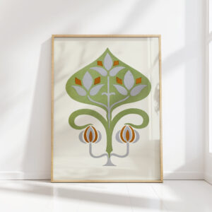 combination of broken colours of green blue and orange harmony of contrast 1912 james ward high quality print