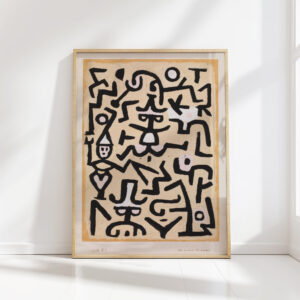 comedians handbill 1938 paul klee high quality print