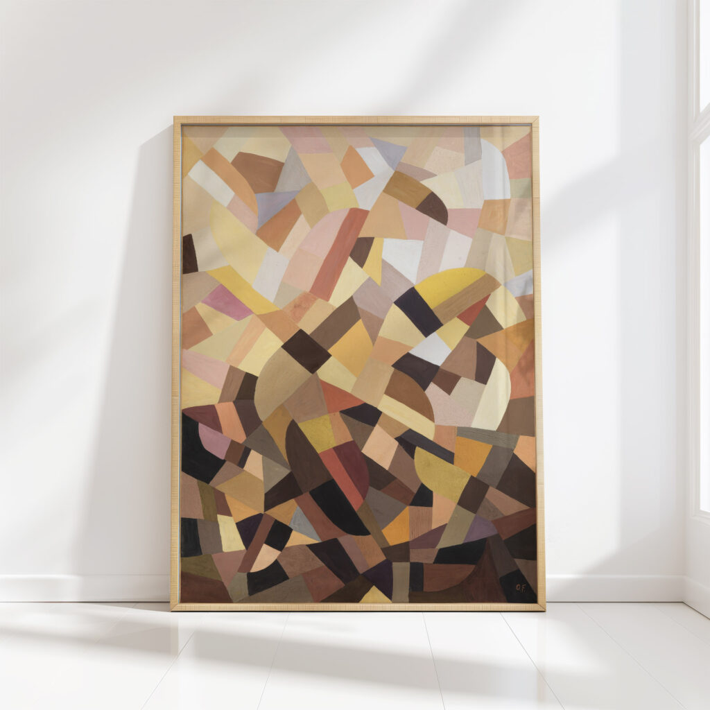 composition ca 1939 1942 otto freundlich high quality print