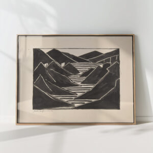 composition fjord late 19th early 20th century jacoba van heemskerck high quality print