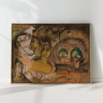 composition green eye 1918 stanislaw ignacy witkiewicz high quality print