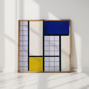 composition in half tones 1928 theo van doesburg high quality print