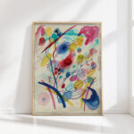 composition in red blue green and yellow 1913 wassily kandinsky high quality print