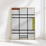 composition in white red and yellow 1936 piet mondrian high quality print