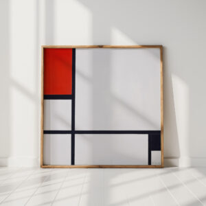composition no i with red and black 1929 piet mondrian high quality print