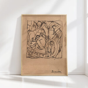 composition study for the street pavers 1914 umberto boccioni high quality print
