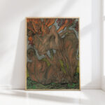 composition temptation of adam 1920 stanislaw ignacy witkiewicz high quality print