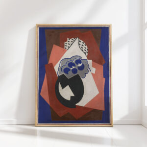 composition with a black bowl 1921 albert gleizes high quality print