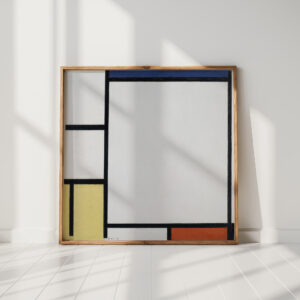 composition with blue red yellow and black 1922 piet mondrian high quality print