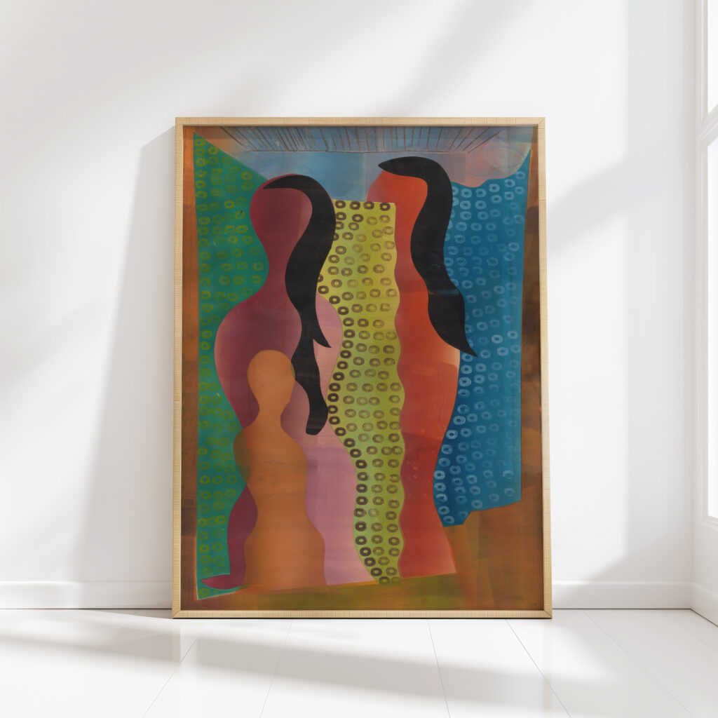 composition with figures 1944 hendrik nicolaas werkman high quality print