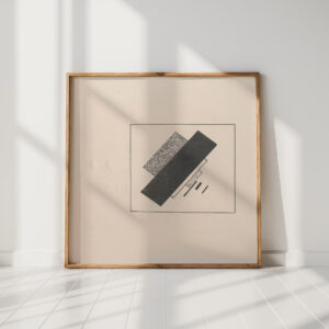 composition with four black one white and two grey elements 1920 kazimir malevich high quality print