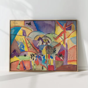 composition with horses 1926 27 paul gaulois high quality print