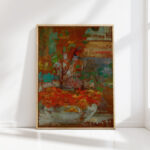 composition with nasturtiums 1906 olga boznanska high quality print composition with nasturtiums 1906 olga boznanska high quality print