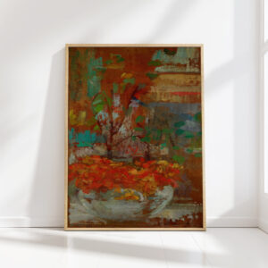 composition with nasturtiums 1906 olga boznanska high quality print