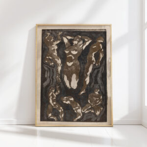 composition with six human figures 1906 1945 reijer stolk high quality print