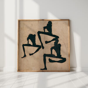 composition with three male nudes 1910 egon schiele high quality print