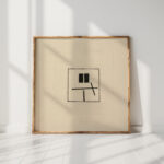 composition with two equal and parallel rectangles 1920 kazimir malevich high quality print