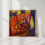 composition worship of saint ursula 1914 adolf holzel high quality print