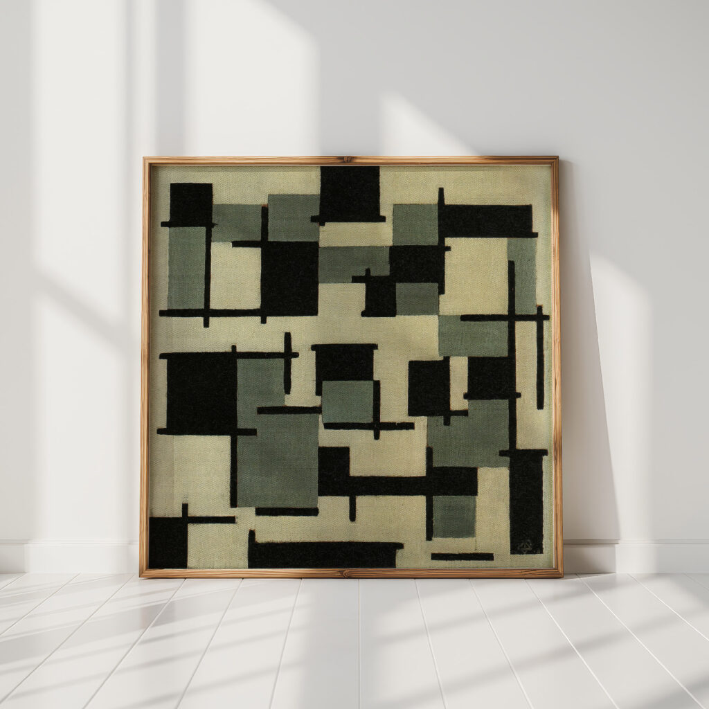 composition xiii 1918 theo van doesburg high quality print