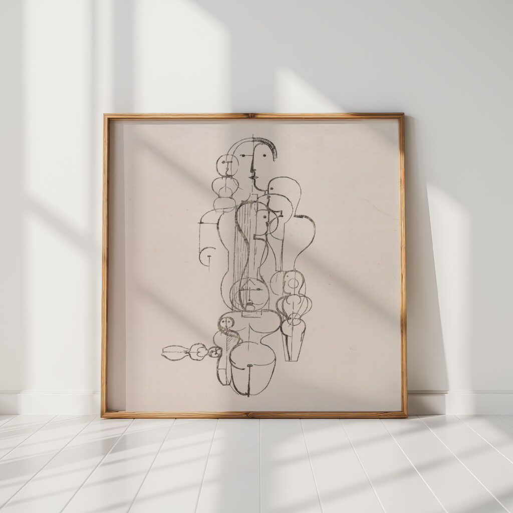 concentric group figure plan k1 1922 oskar schlemmer high quality print
