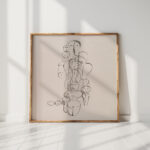 concentric group figure plan k1 1922 oskar schlemmer high quality print