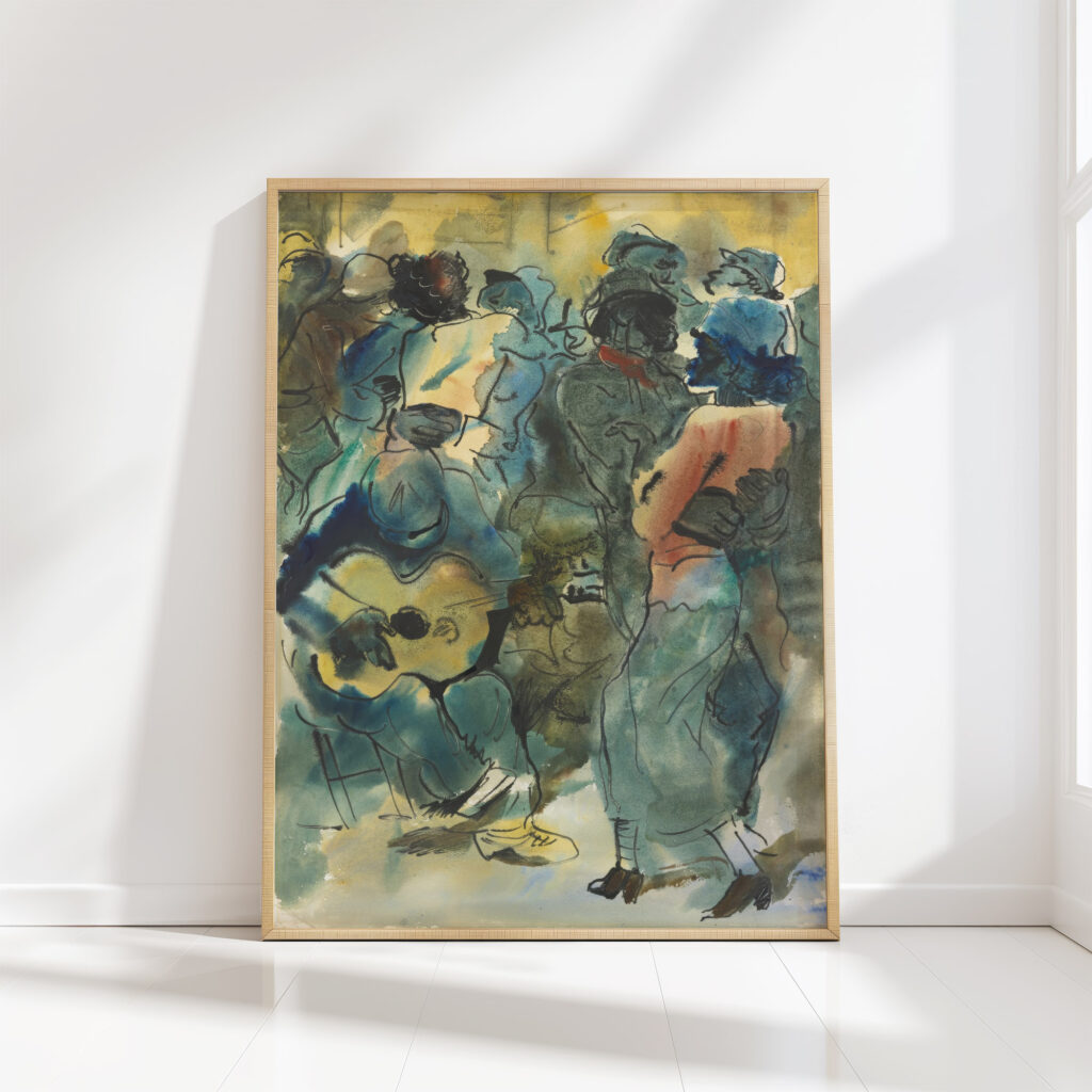 concert in the evening circa 1937 alexandre jacovleff high quality print