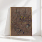 coney island 1904 joseph pennell high quality print