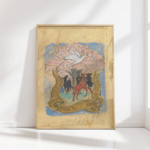 congratulations on the birth of juliana bellaar spruyt 1935 05 13 leo gestel high quality print