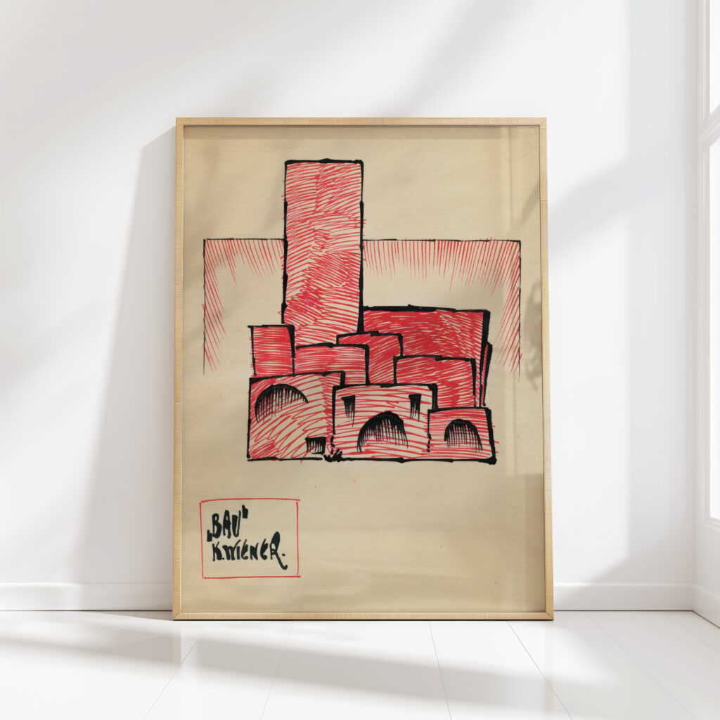 construction around 1921 karl wiener high quality print