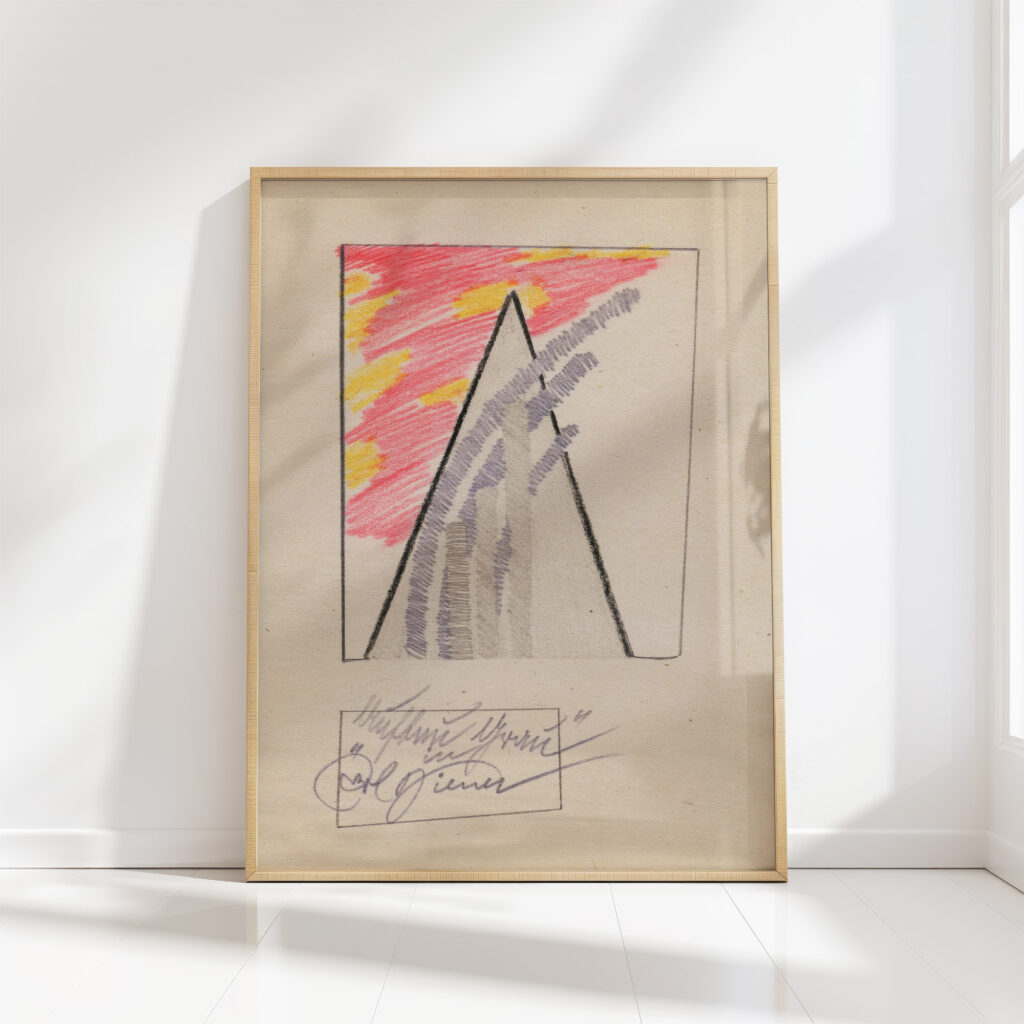 construction in gray around 1923 karl wiener high quality print