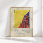 construction in violet and red around 1921 karl wiener high quality print